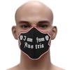Designer Protective Mask I AM from Austria Elegant Embroidered Mouth