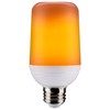 Satco S29806 Indoor/Outdoor LED Flame Effect Light Bulb, T19 Shape,
