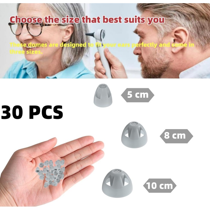 Resound Hearing aid Domes,GN Resound Hearing aid Domes Open,Resound Compatible