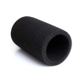 Microphone Pop Filter Compatible with Shure SM7dB Dynamic Microphone, Mic Cover Foam Mic Windscreen for Streaming, Podcast, Noise-Cancellation Windsock Cover Black Foam Cover