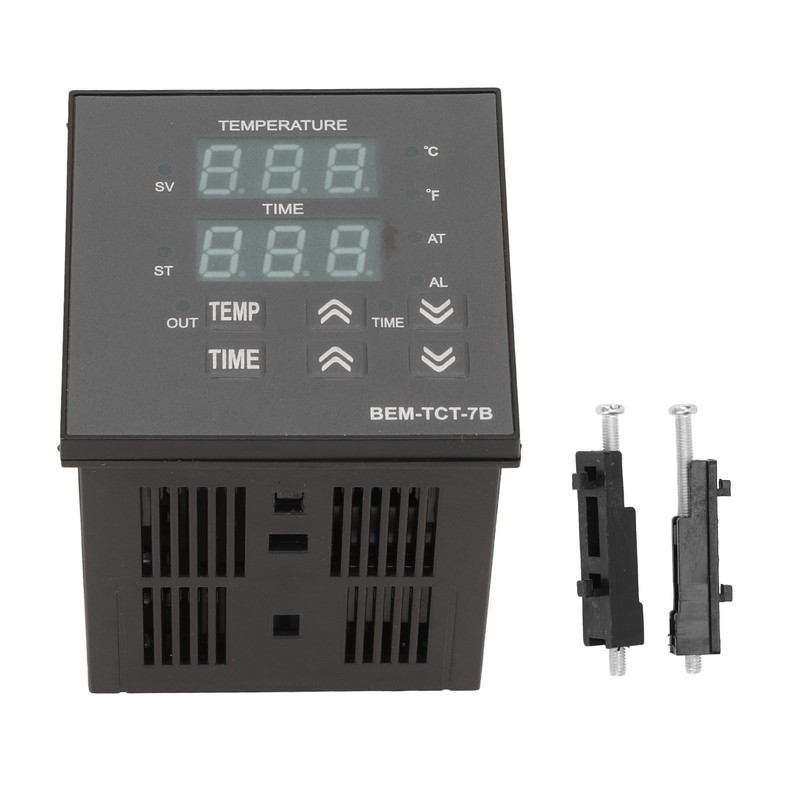 Thermostat Time Digital Display K Type Input Temperature Controller for