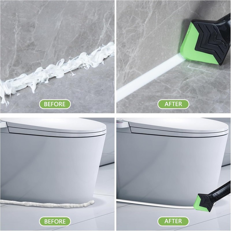 Caulking Tool 3 in 1 Caulking Grout Removal Sealant Finishing