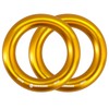 NewDoar Rappel Ring 25kN Gold Large O-Ring Rope Connector for