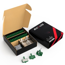BUCKLOS 25PC Bike Disc Brake Pads-Bicycle Disk Brake Pads for Sram Avid Elixir E1 E3 E5 E7 E9 ER ER CR Mag Level TL T Sram XX X0 X7 X9 XXWC DB1 DB3 DB5 for MTB/Ebike/Road Bike/Scooter(Ceramic)