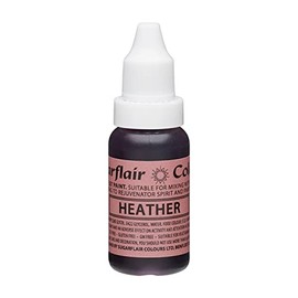 Sugarflair Heather Liquid Food Colouring Droplet For Colouring Royal Icing, Sugarpaste Buttercream, Sugarpaste Also For Painting & Can Be Used With An Airbrush - 14ml
