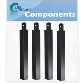 UpStart Components 4-Pack BBQ Gas Grill Tube Burner Replacement Parts for Charbroil 463251705 - Compatible Barbeque 16" Cast Iron Pipe Burners