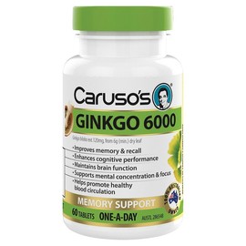Caruso’s Natural Health Caruso's Ginkgo 6000 One A Day Tab x 60