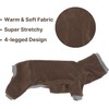 Dachshund Dog Turtleneck Sweater, Winter Warm Clothes for Dachshunds, Sausage