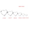 Maykito Heart Cookie Cutter Set-6 Pieces in Gratuated Size-Stainless Steel
