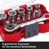 Original Einhell XS-CASE 21-Piece Bit and Socket Spanner Set (25