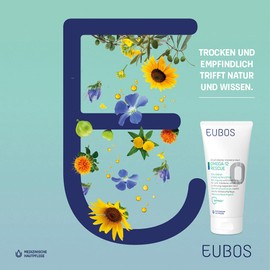 Eubos Omega Hydro Active Lotion 200 ml Body Lotion for Sensitive and Dry Skin Skin Dermatologically Tested Omega Fatty Acids High-Quality Natural Oils