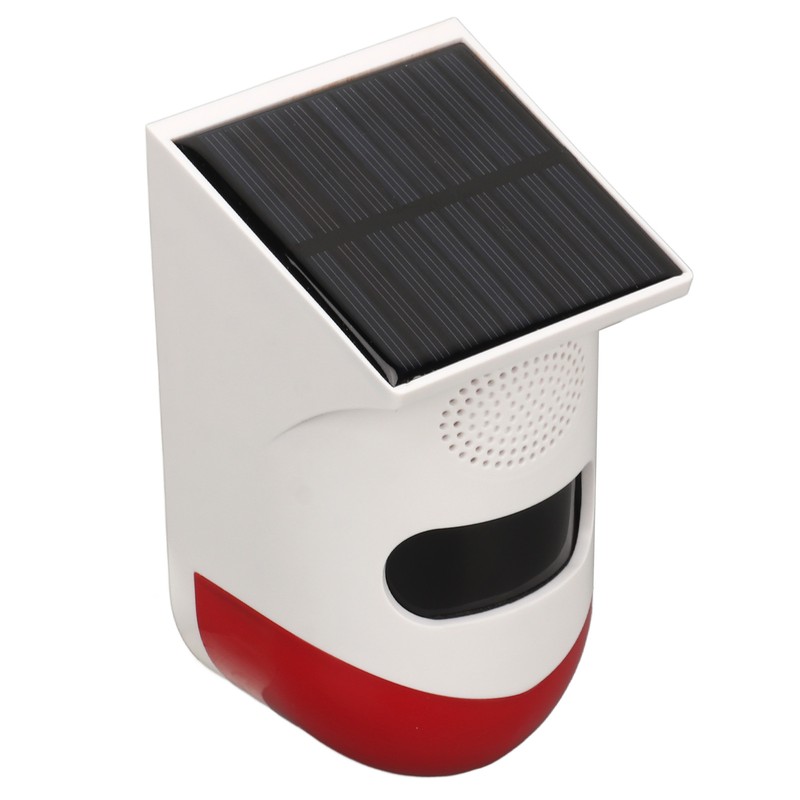 Solar Strobe Light Alarm Waterproof Waterproof Anti Theft Outdoor Motion