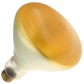 Industrial Performance 120BR40/Y 130V, 120 Watt, BR40, Medium Screw (E26) Base, Yellow Flood Light Bulb (1 Bulb)