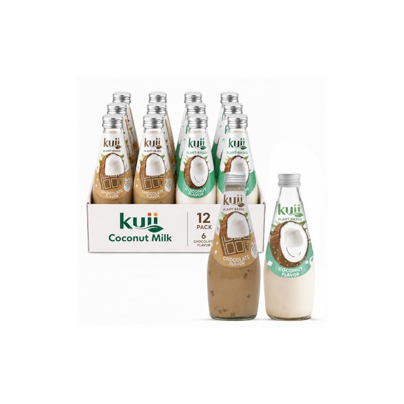 Kuii Coconut Milk Drink Variety Pack – Original Coconut Jelly