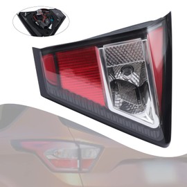 TBVECHI Left Inner Tail Light Driver Side Halogen Taillight Fit for Ford Escape Kuga 2017 2018 2019 Brake Lamp, OE Replace for GJ5Z13405E, FO2802117