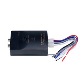 S SYDIEN 1Pc Black High to Low 2-Channel Line Output Converter RCA Car Line Converter Output Adapter