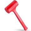 4-LB (64-OZ) Premium Dead Blow Hammer and Unicast Mallet, Neon
