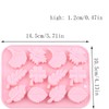 AIBOYA Fall Leaf Silicone Candy Molds 12 Cavity Spring Tree