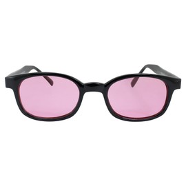 Pacific Coast Sunglasses _ X - KD'S BLK Frame/Light Pink Lens