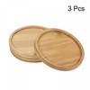 sourcing map Set of 3 Saucers for Flower Pots 10