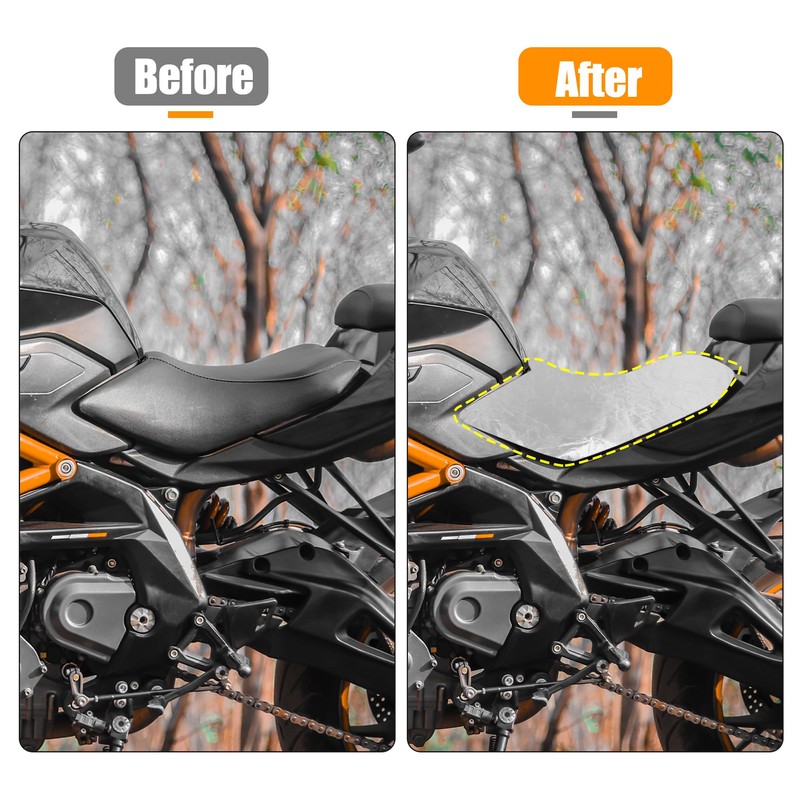 Motoforti Motorcycle Seat Cover, Scooter Seat Cushion, Pad Protection, Waterproof,