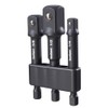 toolant Impact Socket Adapter Set, 3 pcs, 1/4", 3/8", 1/2"