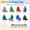 3D Printed Dragon,Dragon Eggs with Dragon Inside,12''Full Articulated Crystal Dragon,Dragon