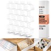 Kocuos Honeycomb Separator Adjustable Drawer Organizer Divider for Underwear Belt-Scarf
