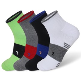 Wildarms Running Socks Men - L/R Cushioned Moisture-Wicking Anti-Blister for Gym, Hiking, Cycling (All-Season Multi-Sport)