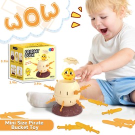 Mini Miniature Pop up Board Games Toys - It can Provide A Lot of Surprise and Fun for Family Interaction,Children's Party and Activity Competition for Toddlers-Very Tiny&Mini Size(Chick)