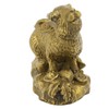 Bunny Statue Sturdy Brass Retro Look Fine Details Stable Durable