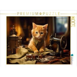 CALVENDO Puzzle A Motif from The Calendar Fairytale Heroes - A Journey into The Magical World of Our Velvet Paws | 1000 Pieces Size 25" x 19"