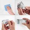 2 PCS Toothbrush Holder Wall Mounted with Cover for Bathroom,
