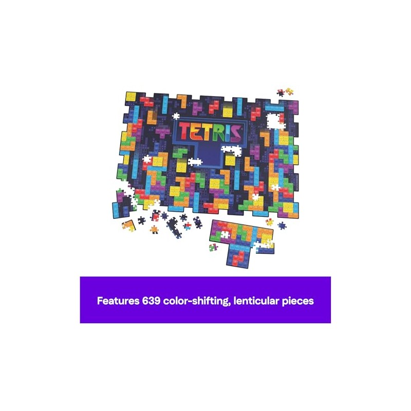 Spin Master Games, Rompecabezas irrealizable de Tetris, Rompecabezas lenticular de
