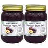 Amish Damson Plum Jam - Two 18 Oz Jars
