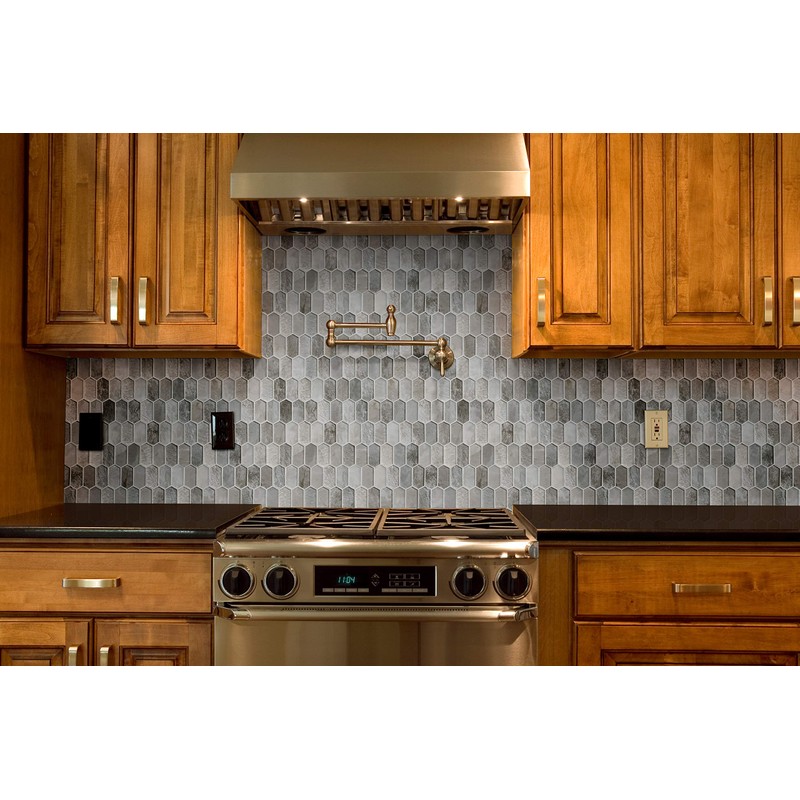 MSI Savoy Picket Glass Tile for Bathroom Wall, Kitchen Backsplash