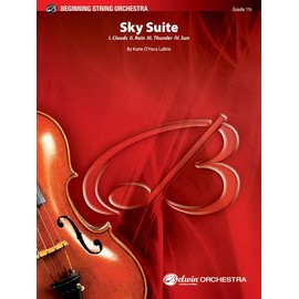 Sky Suite: I. Clouds / II. Rain / III. Thunder / IV. Sun, Conductor Score & Parts (Belwin Beginning String Orchestra)