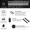 PATIKIL #6-32 x 1 Inch Flat Head Socket Cap Screws