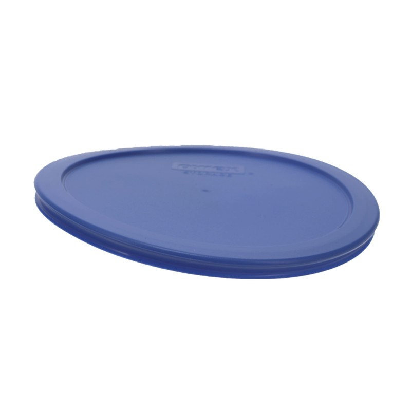 Pyrex 7402-PC 6/7-Cup Amparo Blue BPA-Free Plastic Lid (2-Pack) -