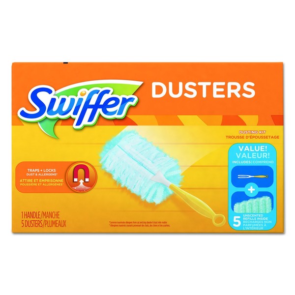 Swiffer Unscented Duster Kit, Blue, Yellow (11804CT)