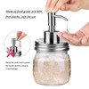 Amolliar Mason Jar Liquid Soap Dispenser Pump, Rust Proof Stainless