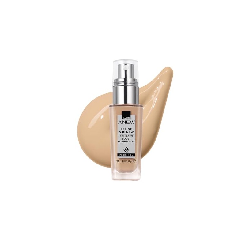 AVON Anew Protinol Refine & Renew Foundation SPF30-30ml | Collagen