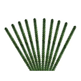 Holiday Christmas Garland Ties - Pine Stem -10 Piece