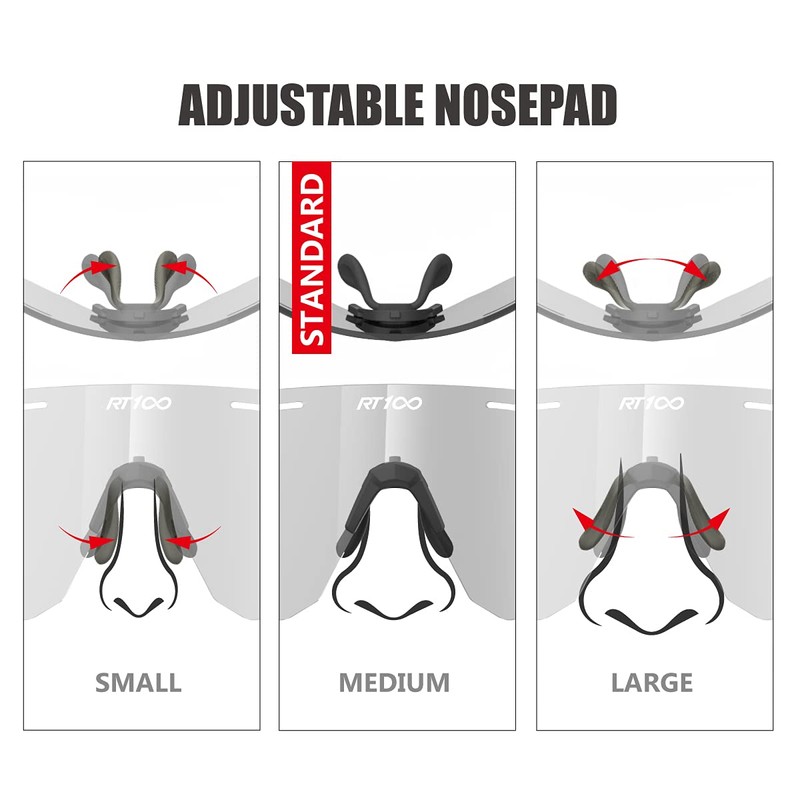 RT100 wrap around frameless Cycling Triathlon Volleyball Gold Sunglasses Women