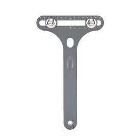 Watch Opener Two Feet T shape Watch Back Case Opener Watch Repairing Tool(Silver Gray Flat Head )