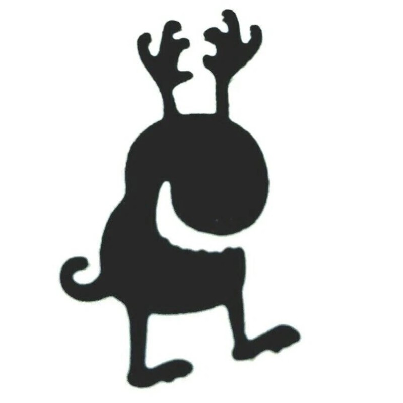 Silhouette 9 SILLY! LITTLE MONSTER'S "LIL MONSTER" SILHOUETTE DIE CUT/