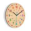 Cander Berlin MNU 7930 A Children's Wall Clock Wood Silent