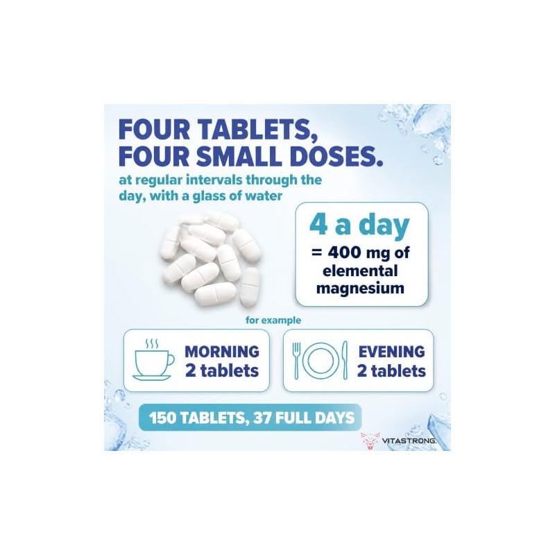 Magnesium 5 in 1 400mg, 150 Tablets of 5 Sources