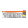 Osram LED Base PAR16, Socket: GU10, Non-Dimmable, Warm White, Replaces