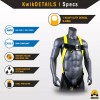 KwikSafety TORNADO 1D Ring Fall Protection Full Body Safety Harness